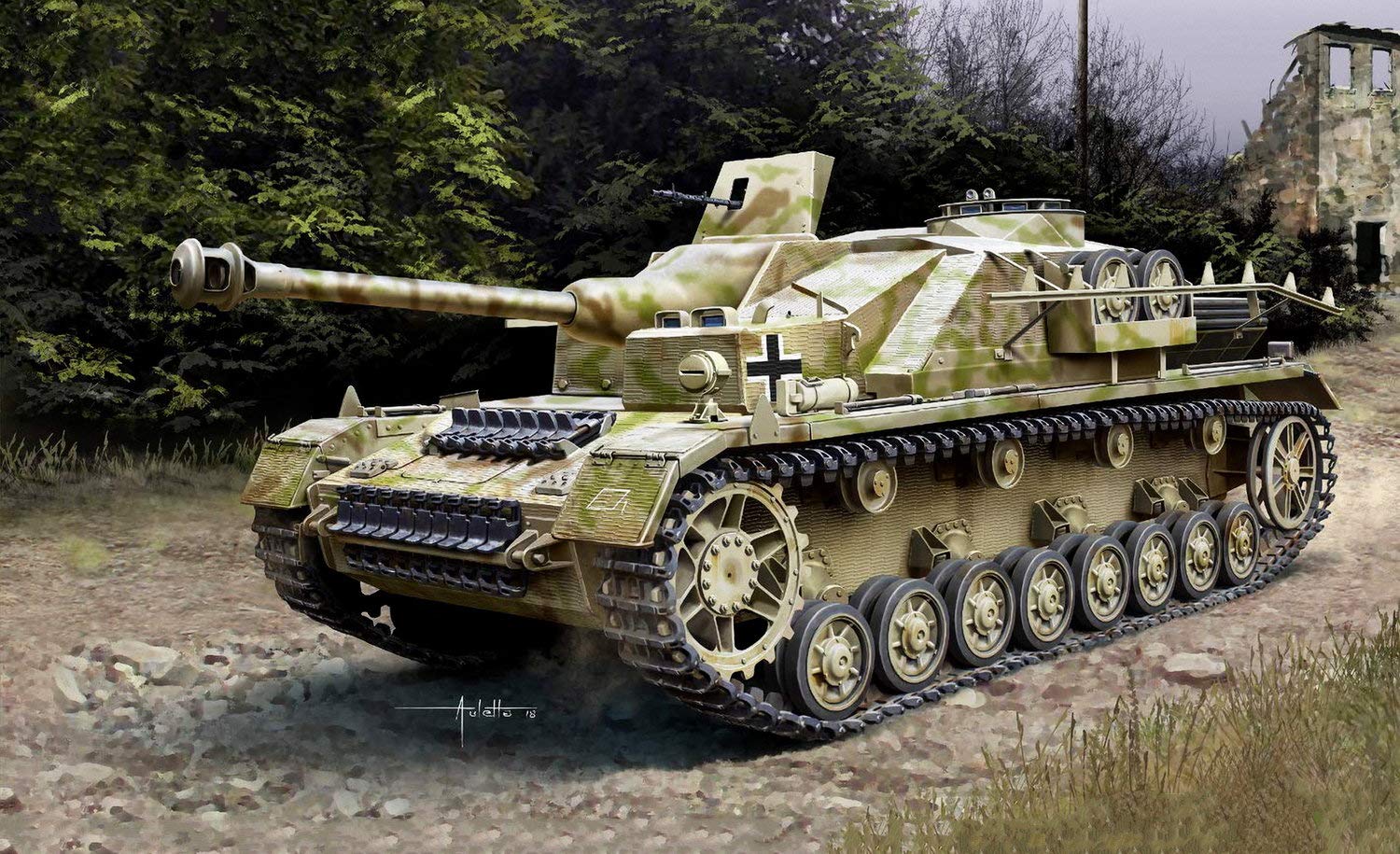 Amazon | Academy 13522 Man StuG IV Sd.Kfz.167 初期バージョン 1/35