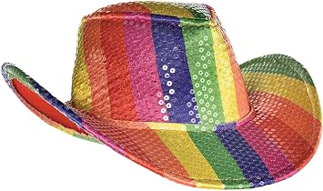 amscan Sparkly Rainbow Novelty Cowboy 