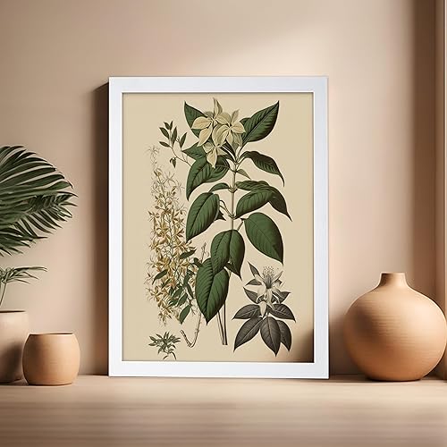 Miniatura 456 de Poster Master Póster vintage de orquídea, estampado de flores retro, arte de pared de plantas exóticas, arte botánico, regalo para hombres y