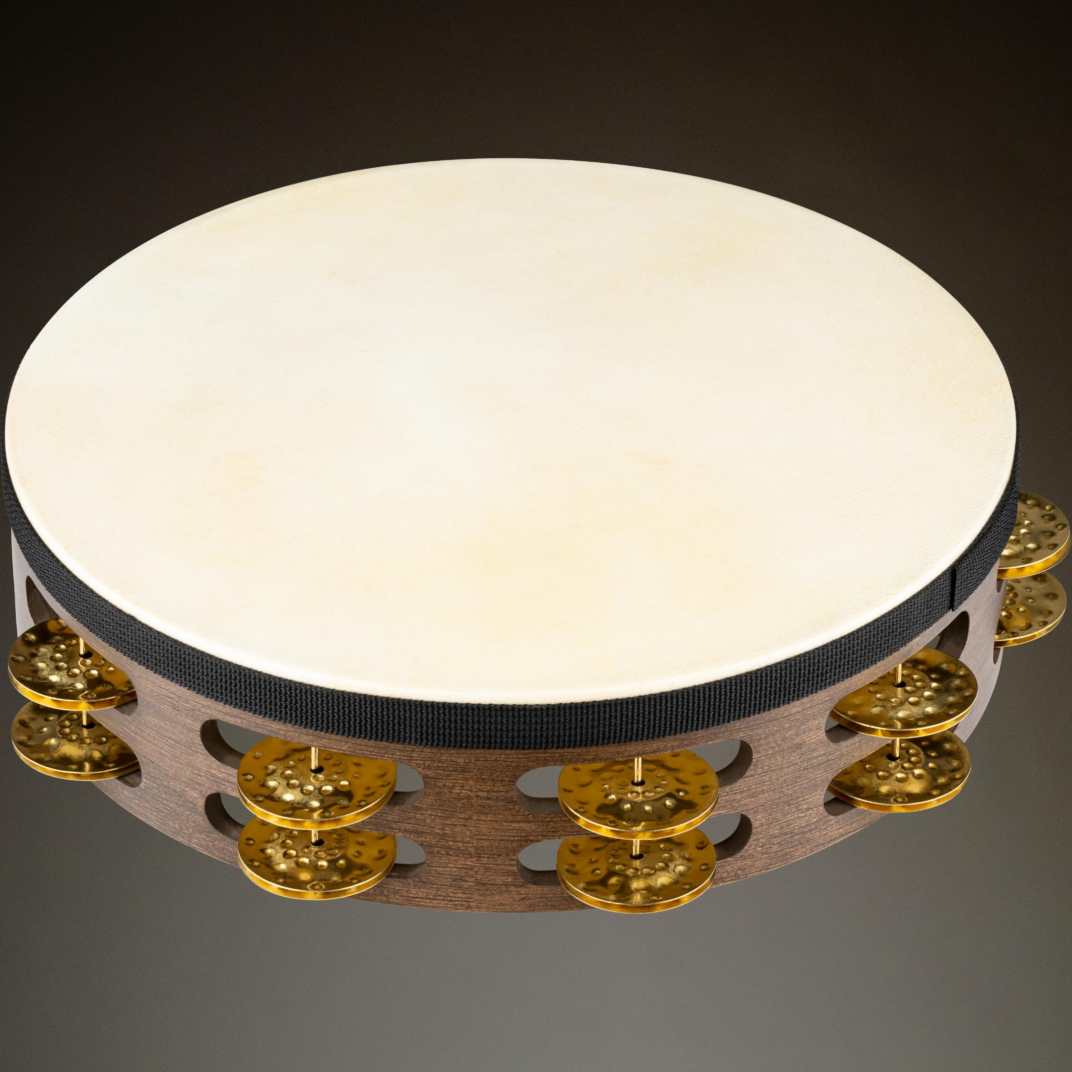 Meinl TAH2V-WB - Pandereta con parche, Latón martillado