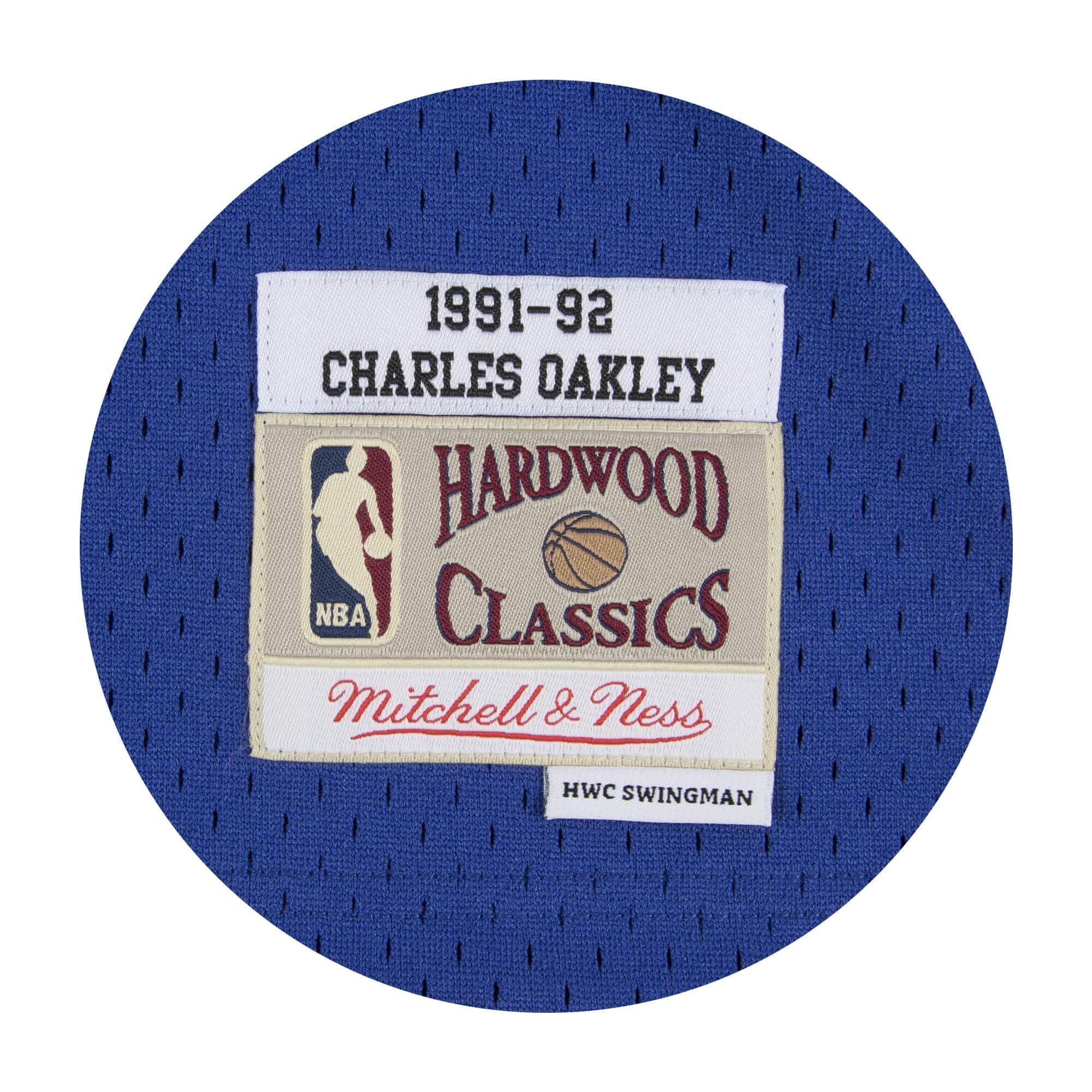 Mitchell & Ness Charles Oakley # 34 New York Knicks 1991 – 92 Swingman NBA Maglia Blu
