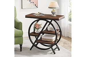 Tribesigns Geometric Side Table: Stylish and Functional End Table for Modern Living Spaces
