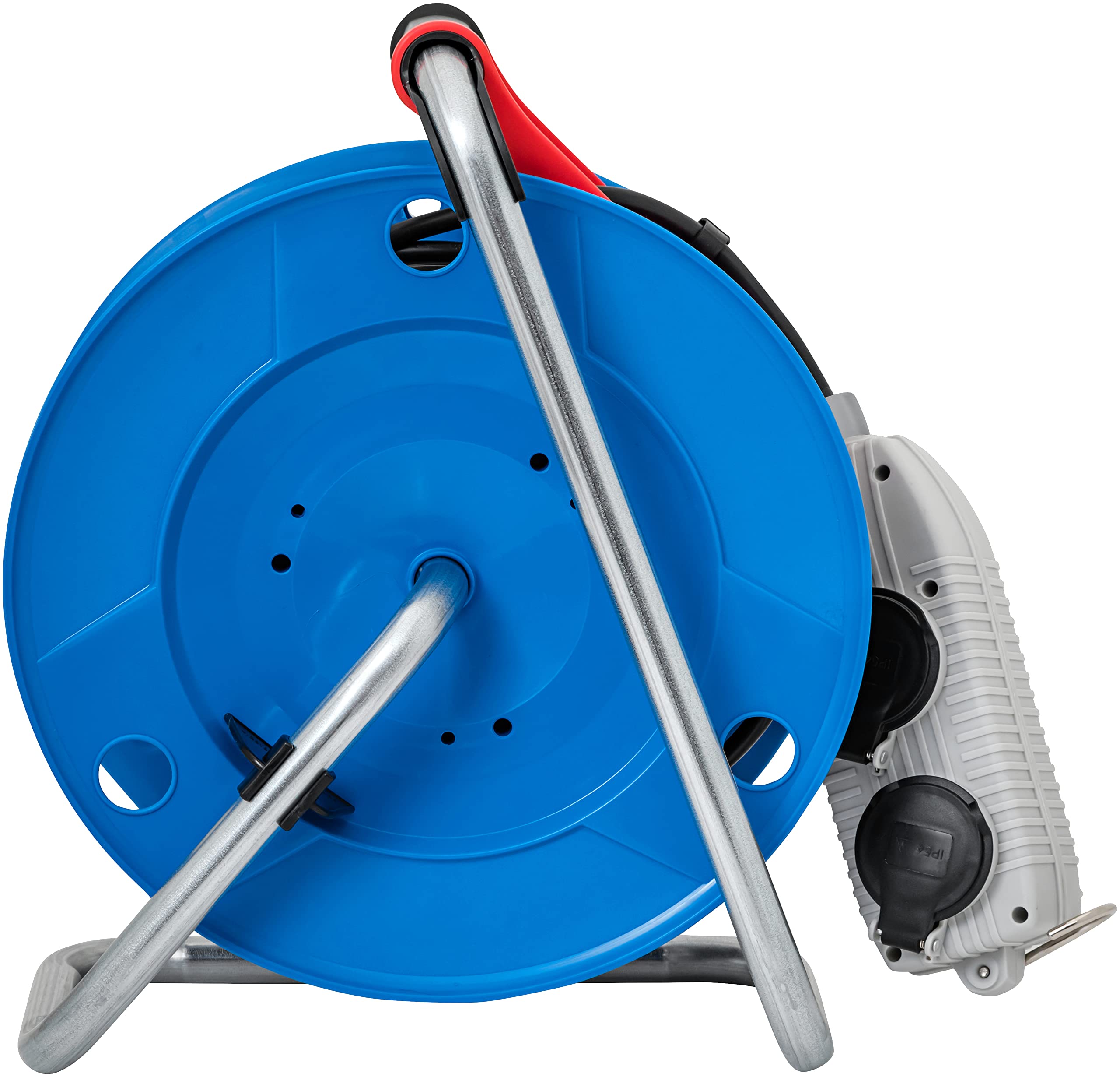 Brennenstuhl 1139941 Enrollador de cable eléctrico estándar (SM4-RB, 40 m H05VV-F, 3G1,5)