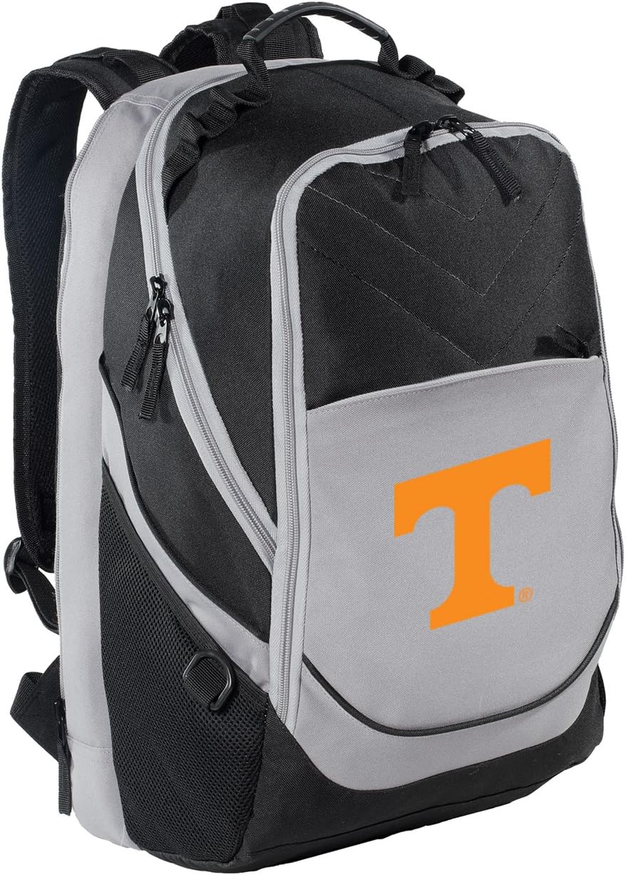 Broad Bay BEST University of Tennessee Backpack Laptop Computer Bag (Black & Gray)