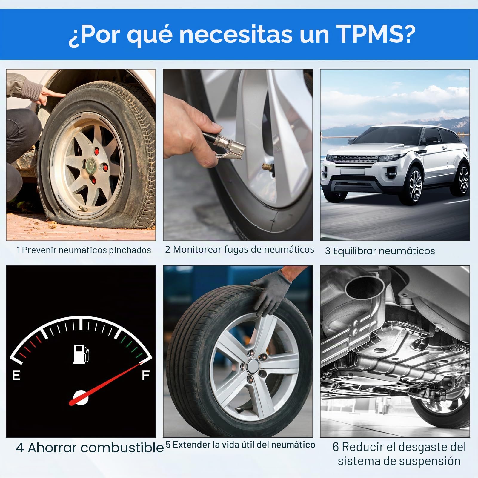 Sensor de monitor de presión de neumáticos para Opel TPMS de repuesto, sensor de presión de neumáticos, prevención de fugas de neumáticos, compatible con Adam Ampera Astra 2012 2017 (4 piezas)