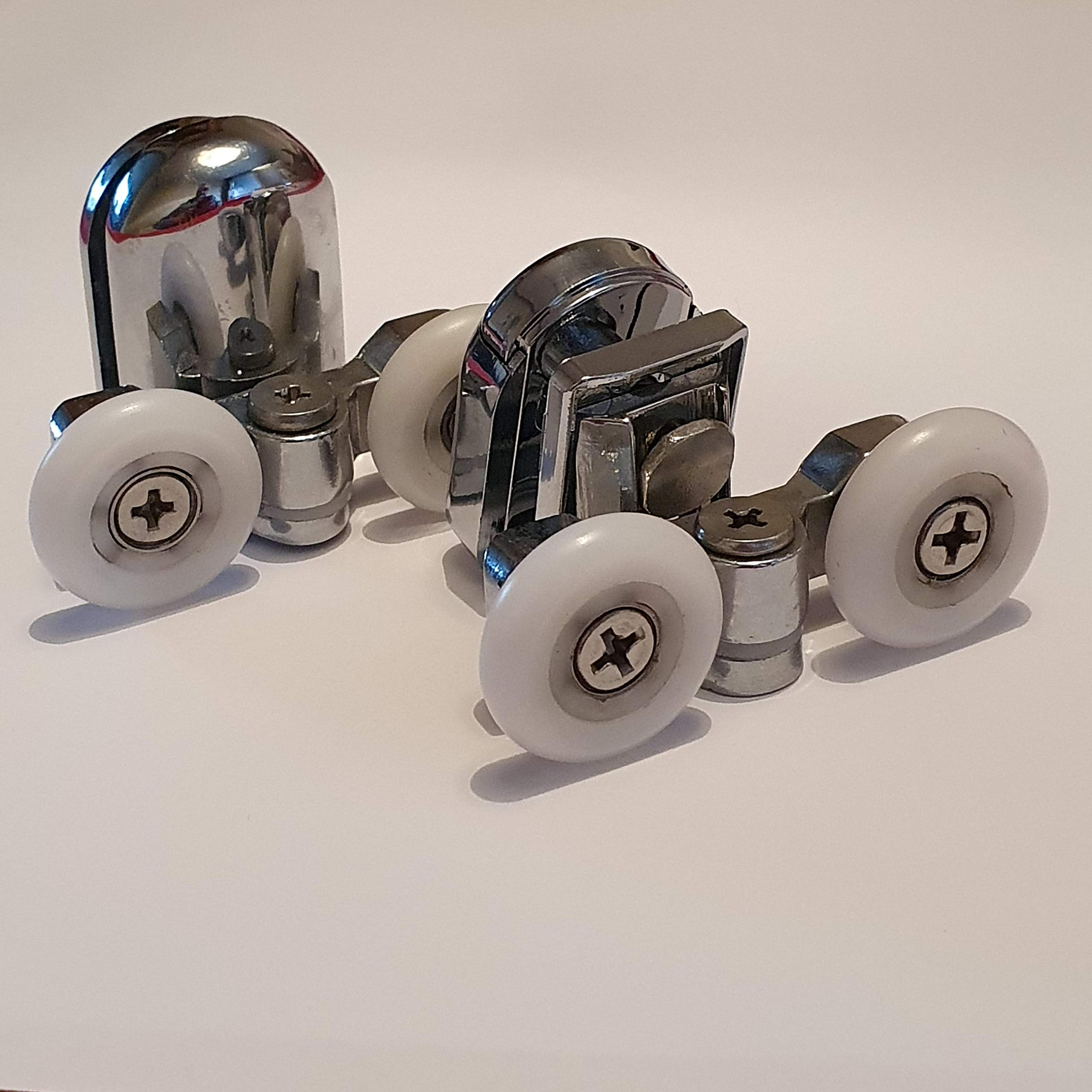 Shower Part Set Of 4 Double Top And Bottom Shower Door Rollers/Runners/Wheels 23Mm Diameter Sp4