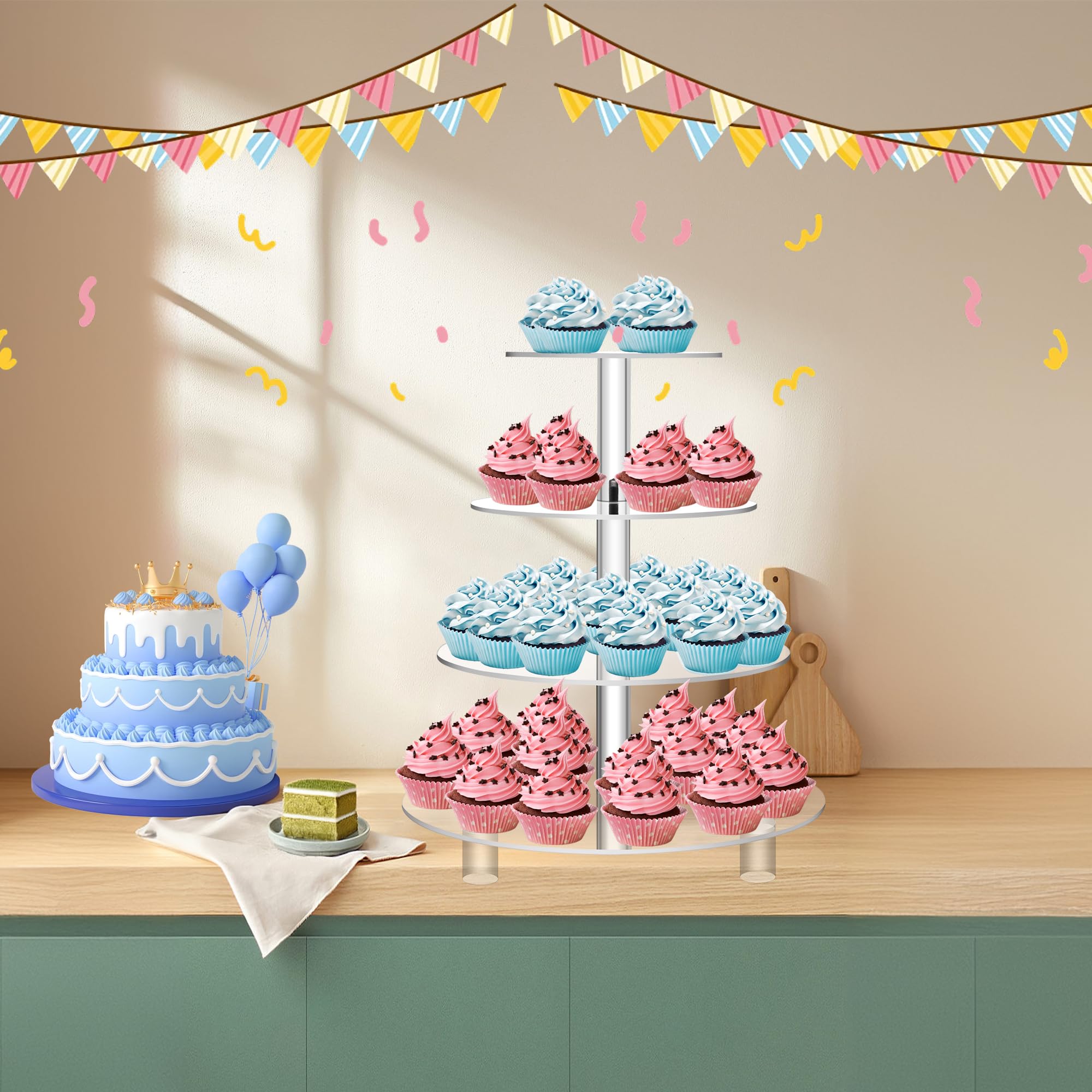 Murano - Présentoir à Gâteaux - Verre