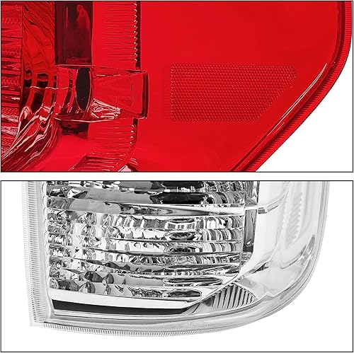 Miniatura 6 de HECASA Luz trasera RH compatible con Toyota Tundra 2007-2013 Reemplazo para TO2801183 TO2801165 Conjunto de lámpara trasera halógena de freno