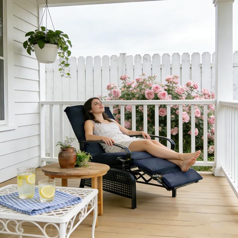 Kozyard Adjustable Outdoor Reclining Lounge Chair image 6