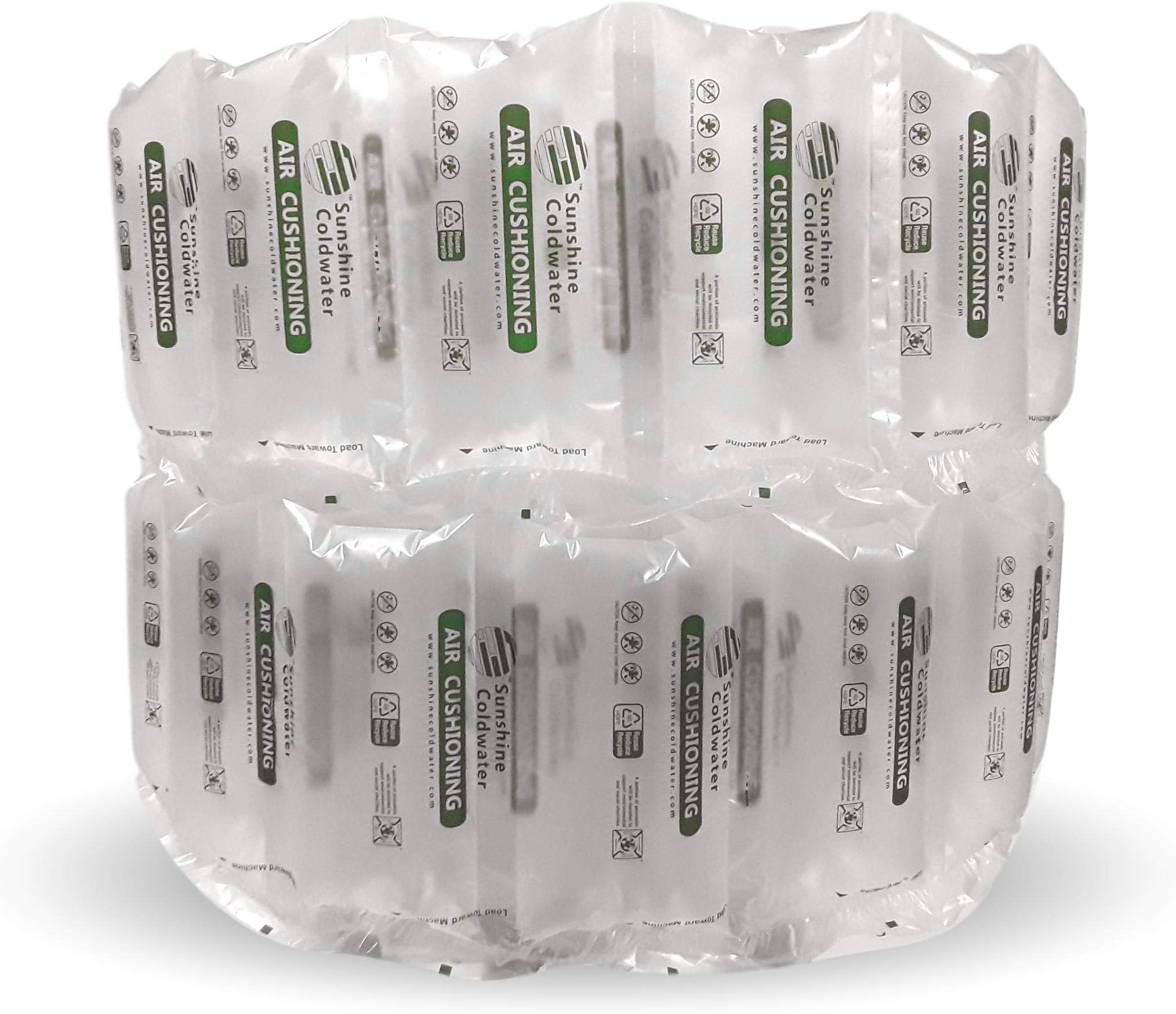 SunshineColdwater SC150 Eco Friendly Pre Inflated Packaging Air Pillows, 8" x 4" (Pack of 150)