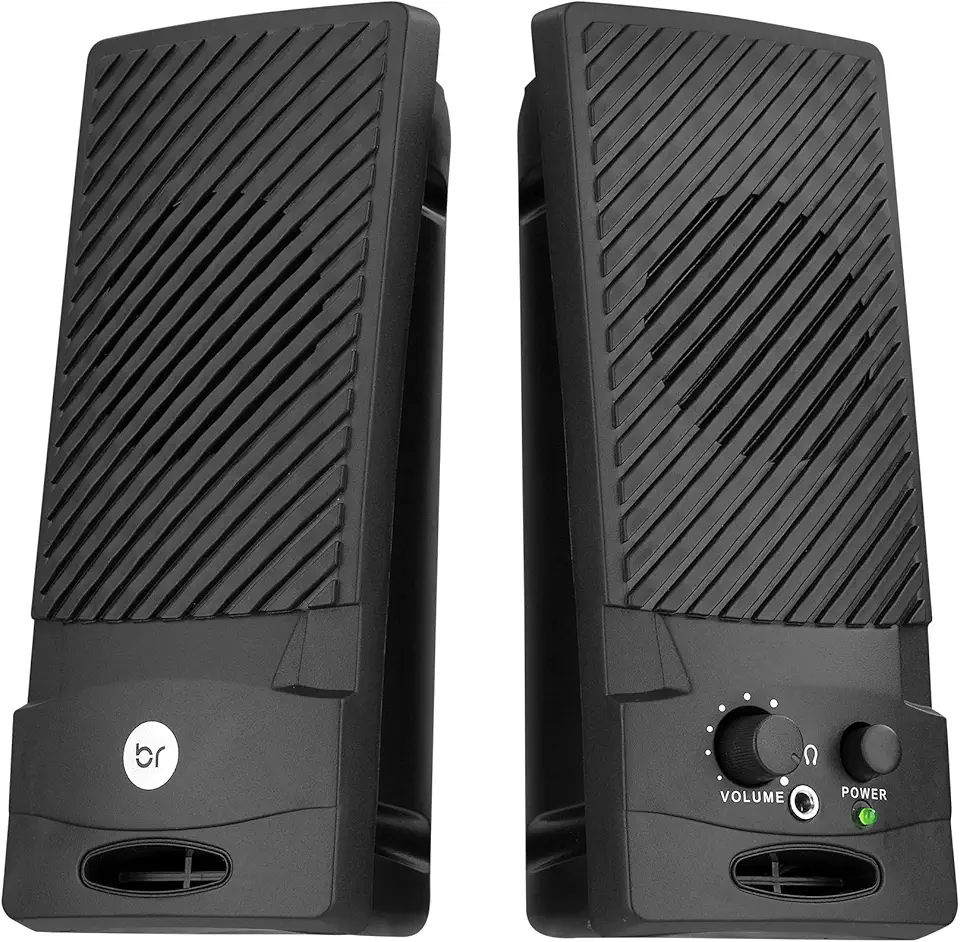 Bright, Caixa de Som USB, Controle de Volume, 2 Canais, Surrounding, Com Saída para Fone, Bivolt