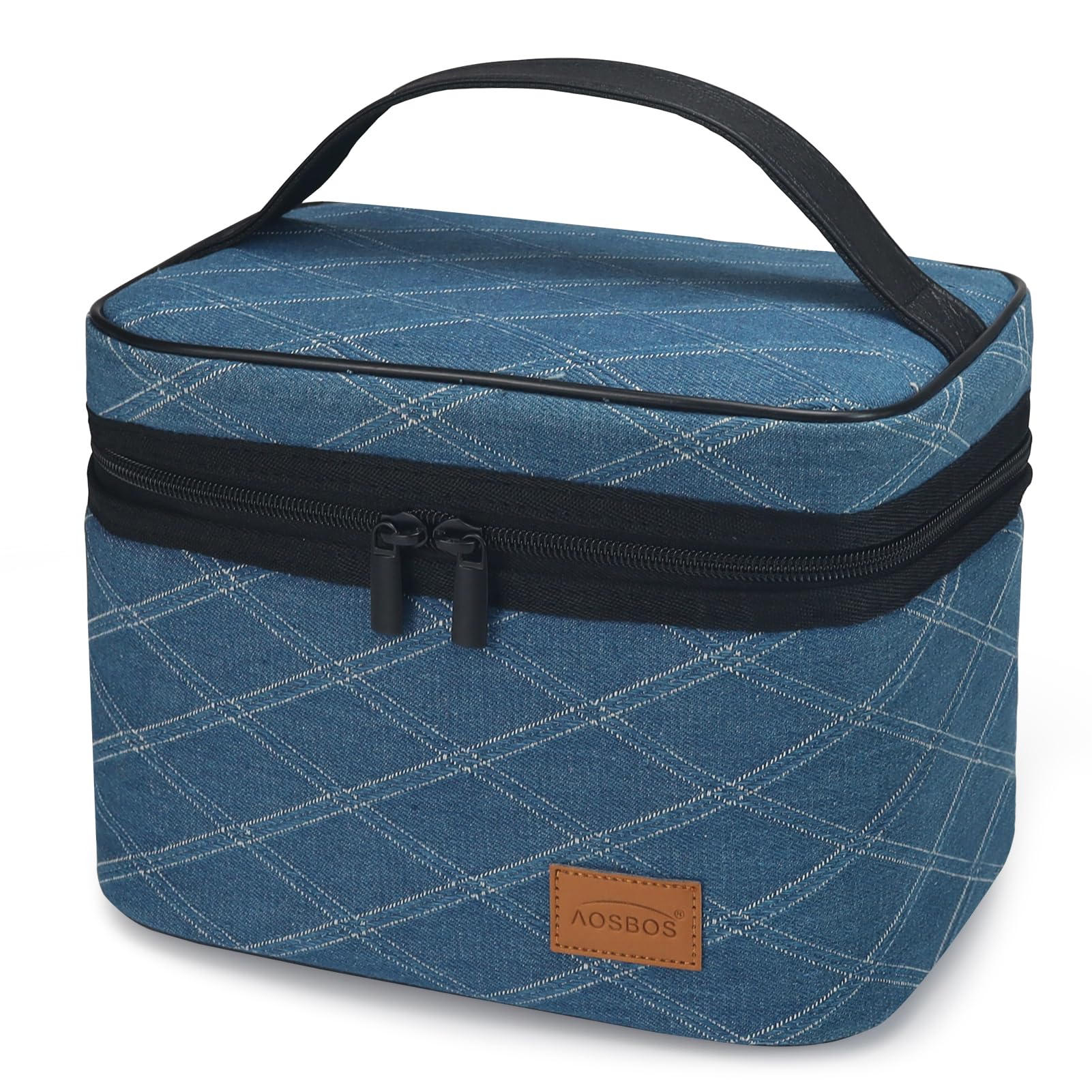 Sac Repas Isotherme AOSBOS 10L – Bandoulière Réglable, Doublure Étanche, Parfait Pour Le Bureau, Pique-nique Et Voyages - 7