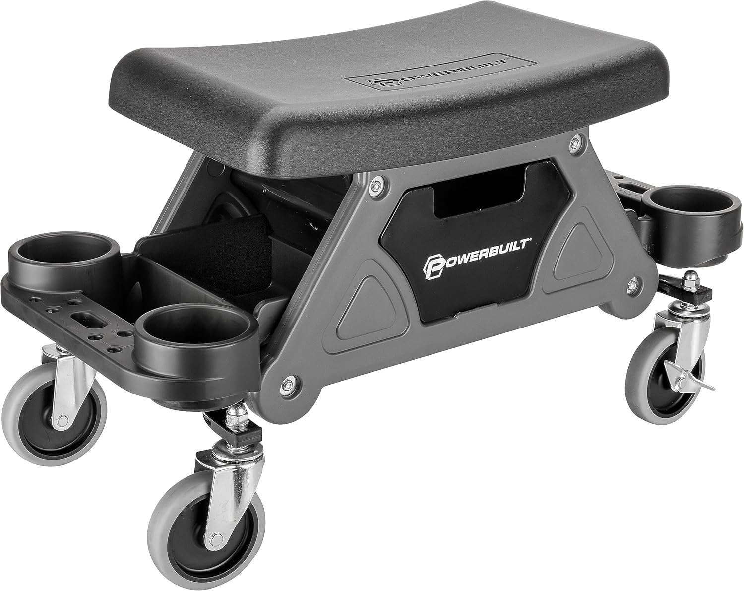Powerbuilt HeavyDuty Utility Rolling Seat Upgraded with