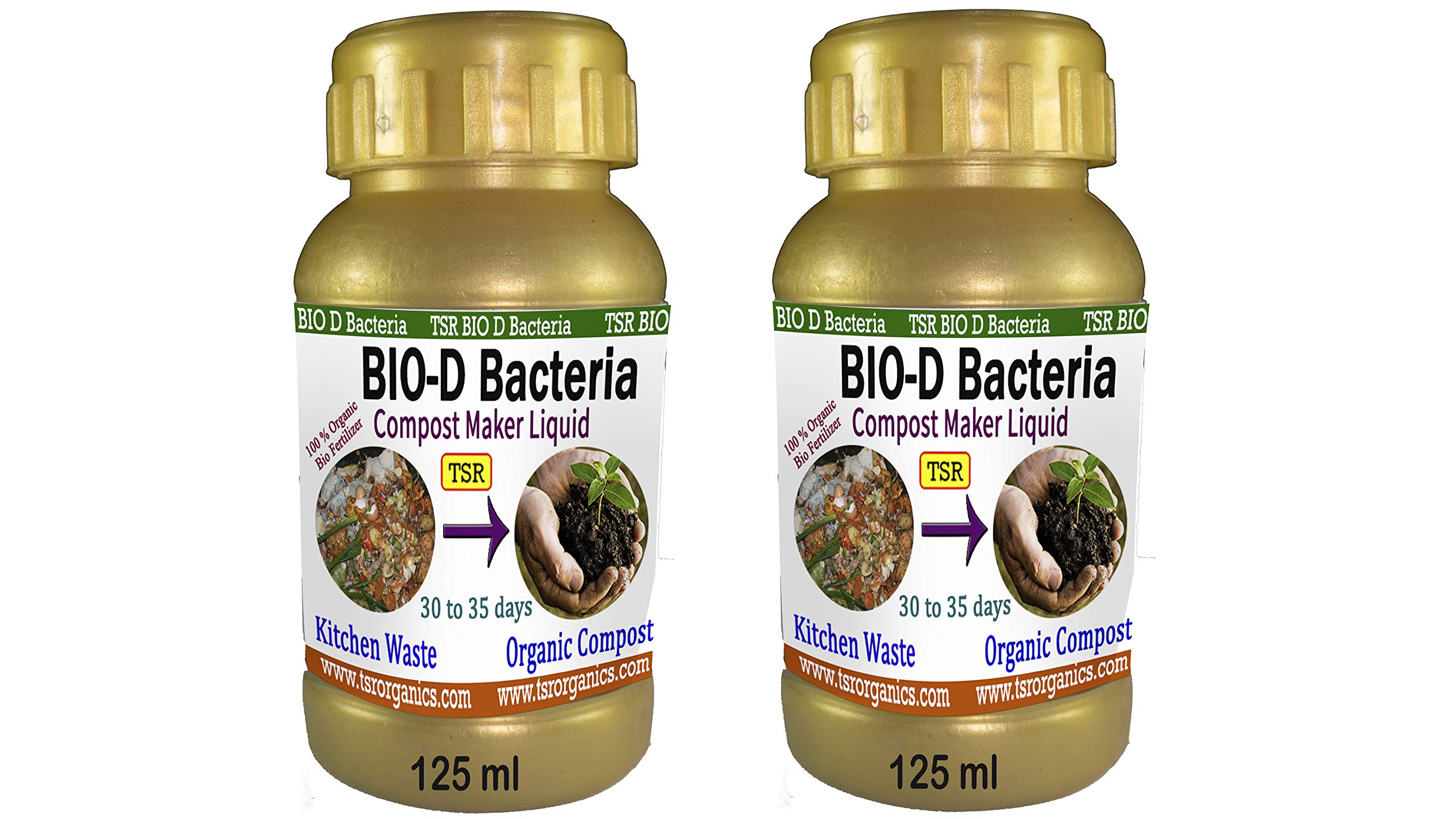 Bio-D Compost Culture Liquid 125ml x 2 – Natural Compost Additive and Soil Conditioner for Home and Garden Waste, Supports Fast Organic Matter Breakdown