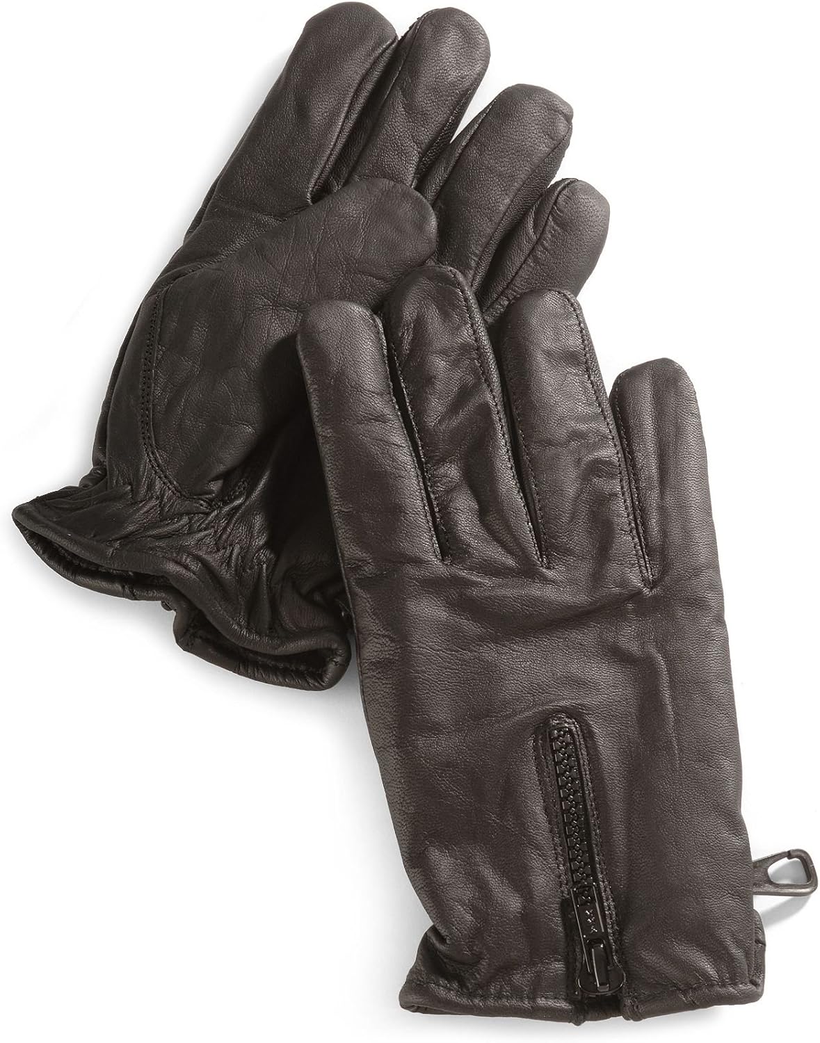 Men's Basic Lined Gloves (Black, X-Large)