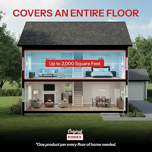 Miniatura 4 de RIDDEX Plus Insect Repellent | Plug in, Mouse Deterrent - Pest Control for Defense Against Rats, Mice, Roaches, Bugs and Insects | Control Pests