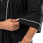 Fruit of the Loom Mens Jersey Knit Kimono RobeBathrobe
