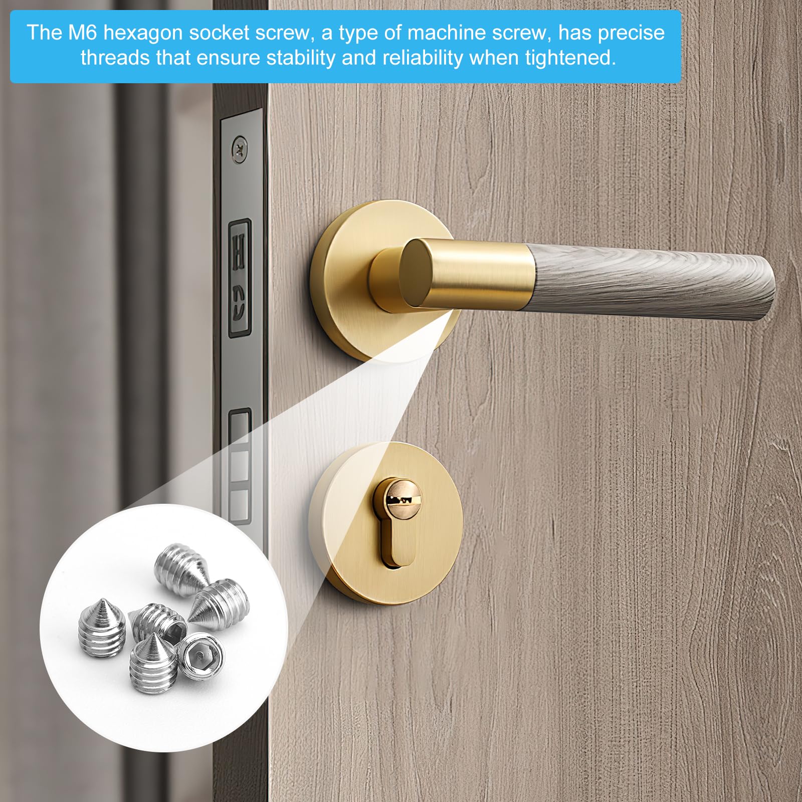 HENGBIRD 2PCS Perni Quadrati in Ferro da 8 mm per Maniglie Delle Porte Zincati Quadrati per Manopole Perno Quadrato da 8 mm Maniglia per Porta in Acciaio Massiccio per Porta Perno di Fissaggio
