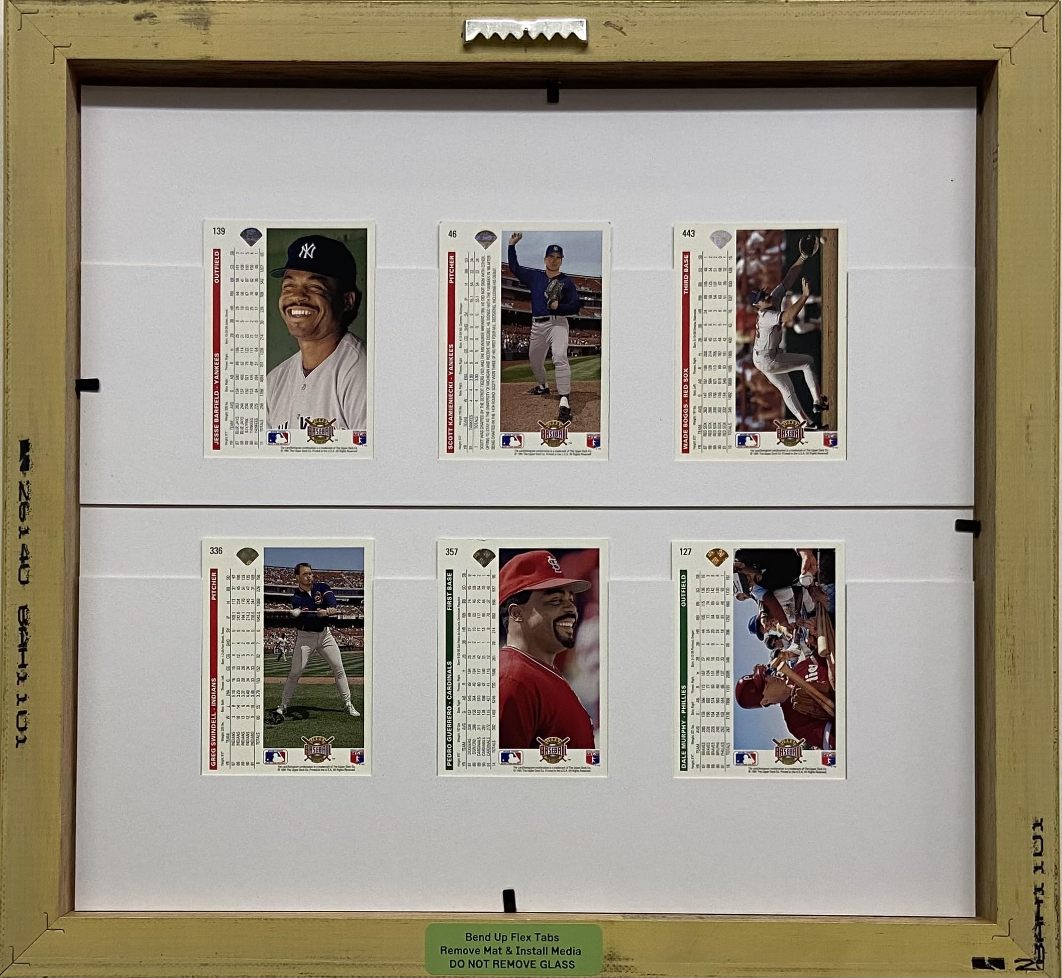 Amazon.com: Trading Card Frame for 6 Standard Trading Cards Gold
