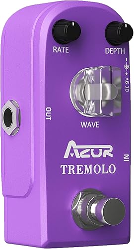 Vista 62 de AZOR Pedal ecualizador de ecualizador de 5 bandas para bajo eléctrico, aleación de aluminio True Bypass Eq bajo