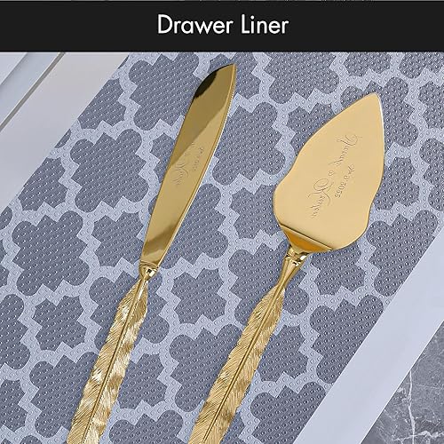 Miniatura 4 de Cooyes Revestimiento para estanterías  Revestimiento de gabinete de alta calidad para cocina  Revestimientos antideslizantes para armarios de cocina