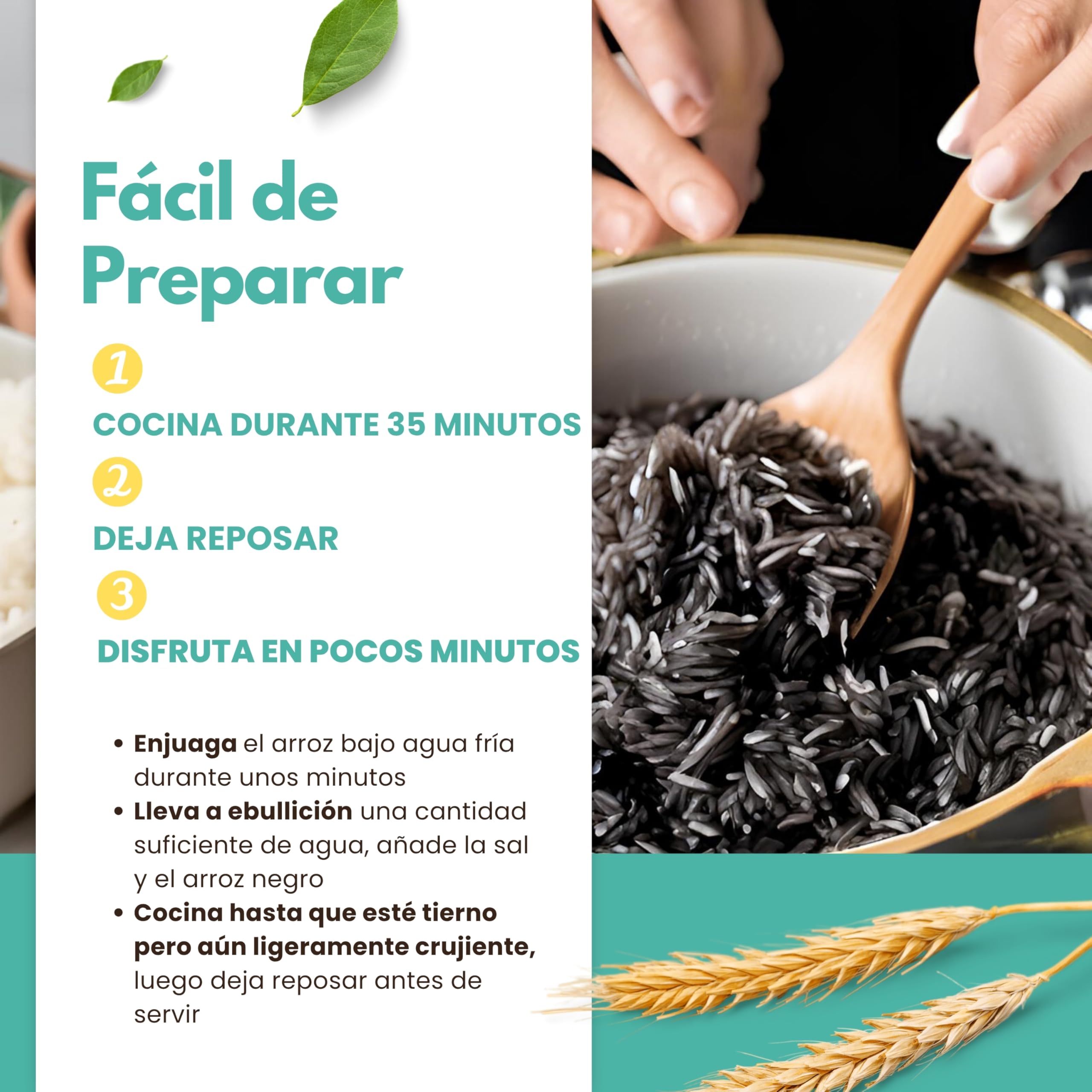 Arroz Negro Integral Italiano 2 kg (2x1 kg) (Tipo Venere) – Rico en Fibra | 2 paquetes de 1 kg de arroz negro integral italiano tipo Venere, cultivado en Vercelli, rico en fibra y sin gluten