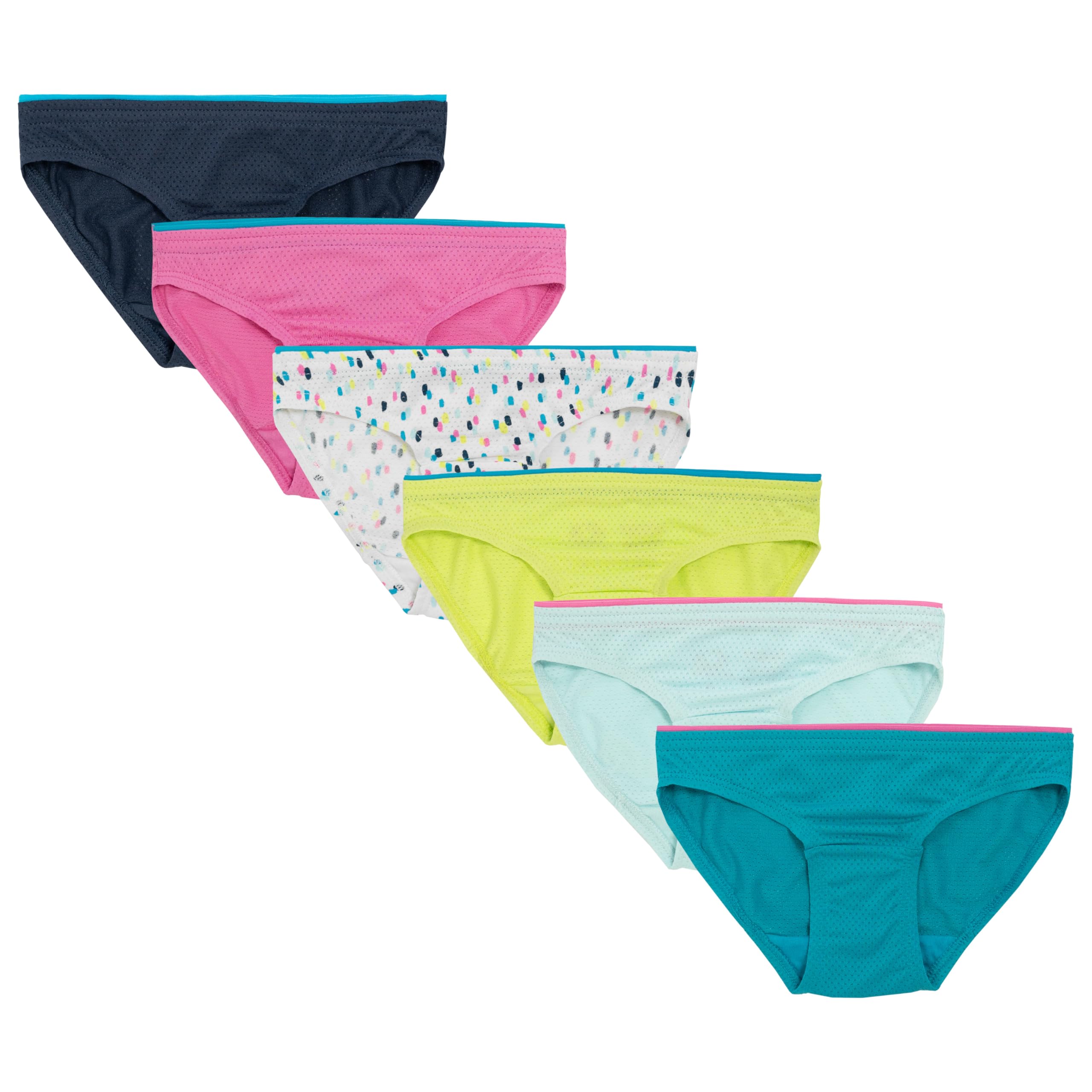 Fruit of the Loom Girl's Underwear (Pack of 6)