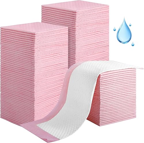 Paquete de 100 cambiadores desechables, almohadillas cambiadoras de incontinencia de bebé de 13 x 18 pulgadas, almohadillas desechables