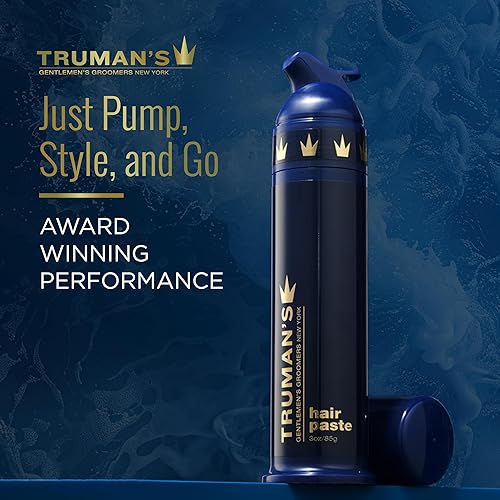 Miniatura 4 de Truman's Gentlemen's Groomers Pasta de cabello para hombres 3oz - Bomba de dosificación contollada