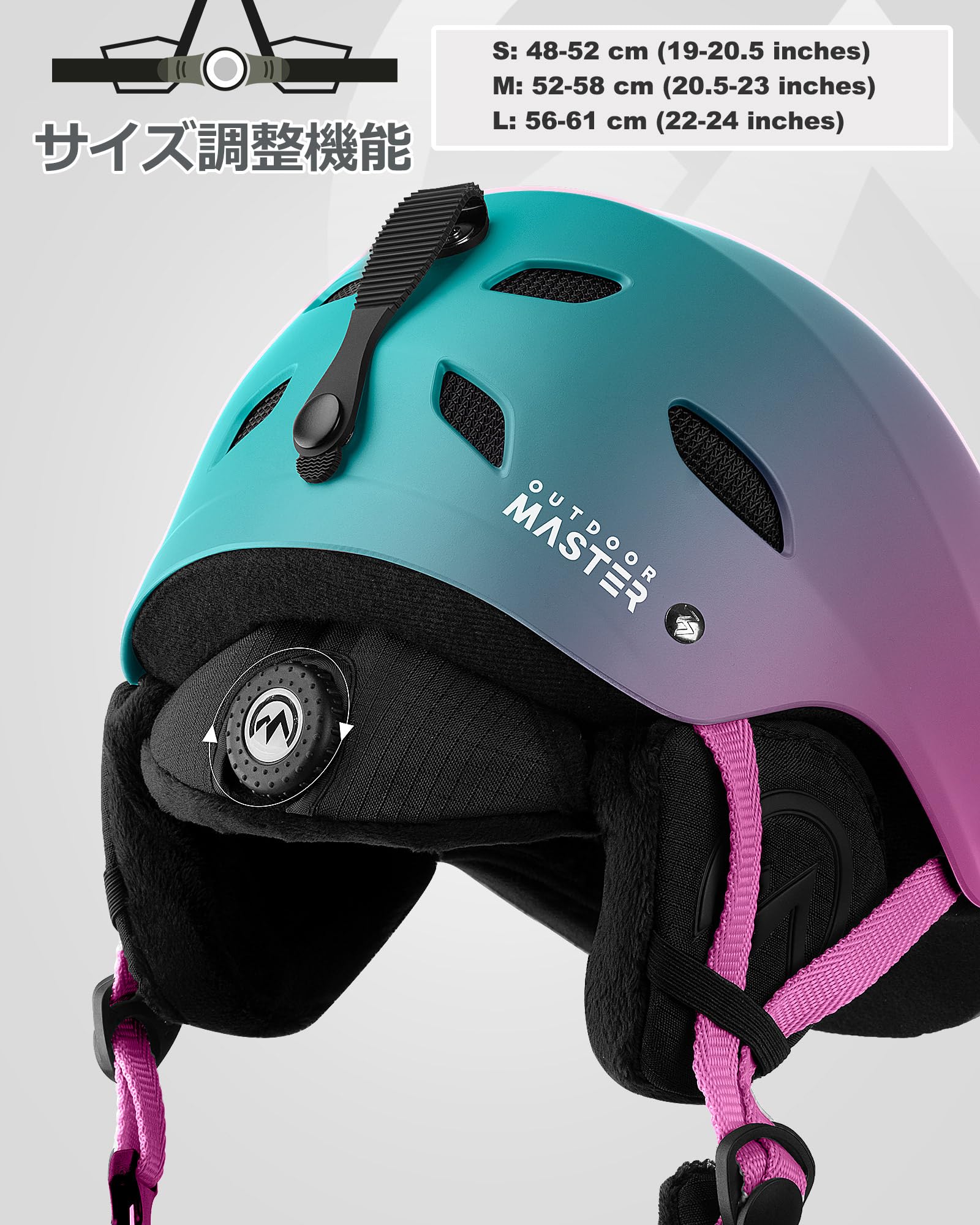 ✳️ OutdoorMaster スキーヘルメット スノーボードヘルメット S Amazon | OUTDOORMASTER スキー ヘルメット MIPS スノーボード