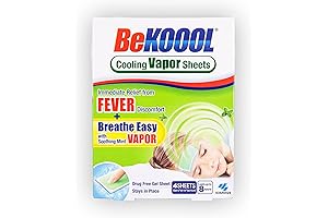 BeKoool Kids Fever Non-Medicated Cooling Vapor Sheets