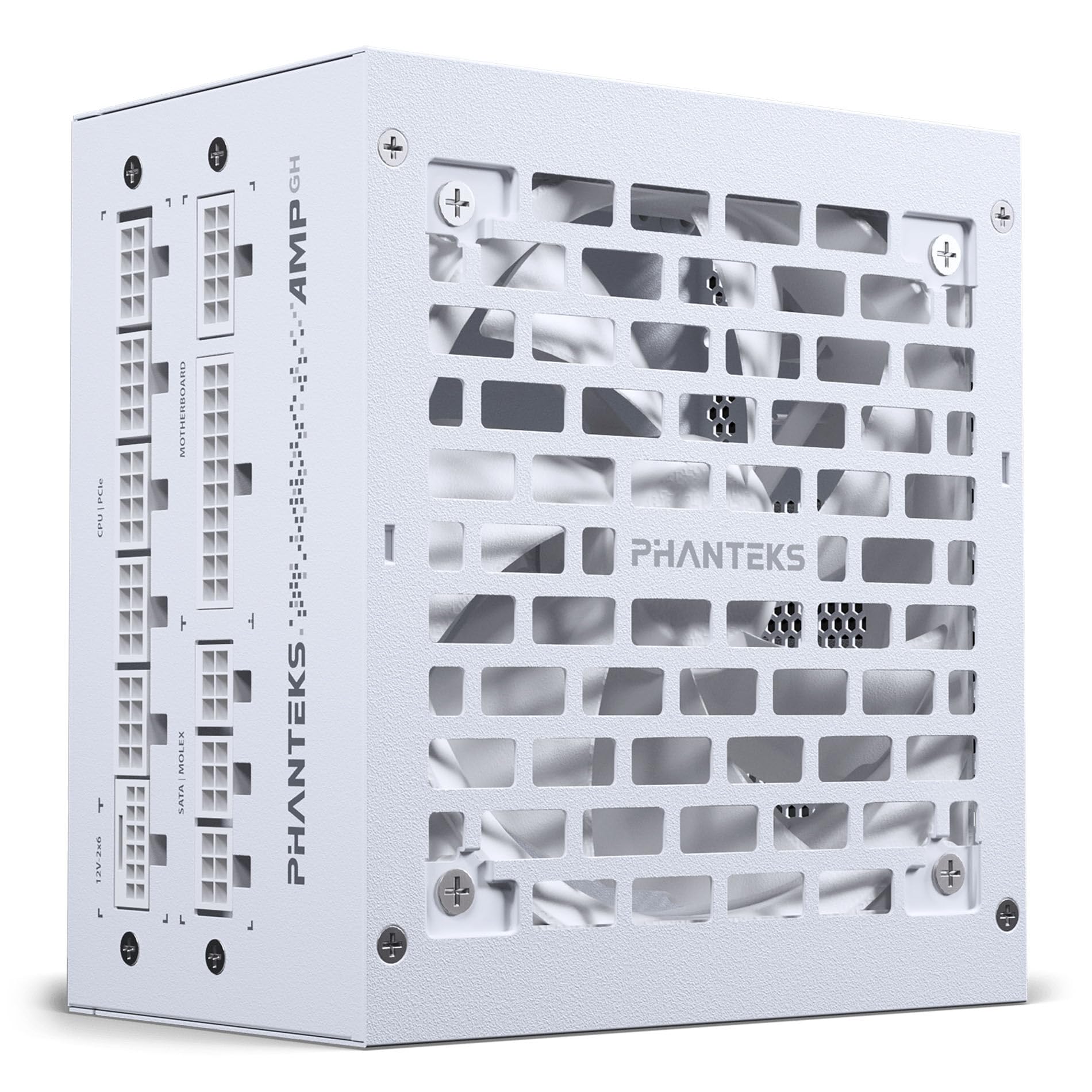 Phanteks AMP GH 750W 80 Plus Gold Alimentatore di rete, PCIe 5.1, ATX 3.1-750 Watt, bianco