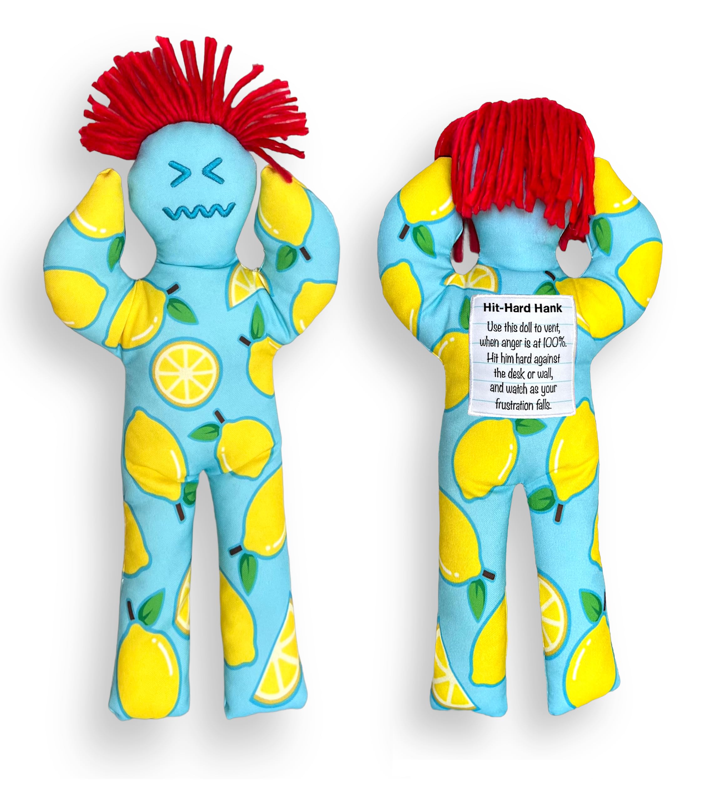 AVINITI Funny Gag Gift - Stress Relief – Hit-Hard Hank Doll - for Friends, Co-Worker, Men, Women, Husband, Wife, Girlfriend, Boyfriend (Squiz Me)