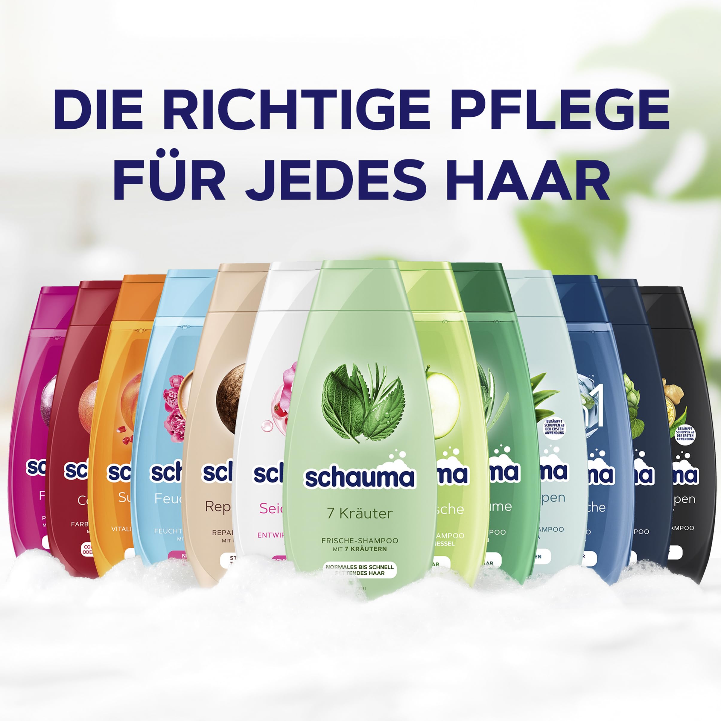 Schauma Schwarzkopf Colour Protection Shampoo Colour Shine (5 x 400 ml), Hair Shampoo Nourishes Coloured - Image 4