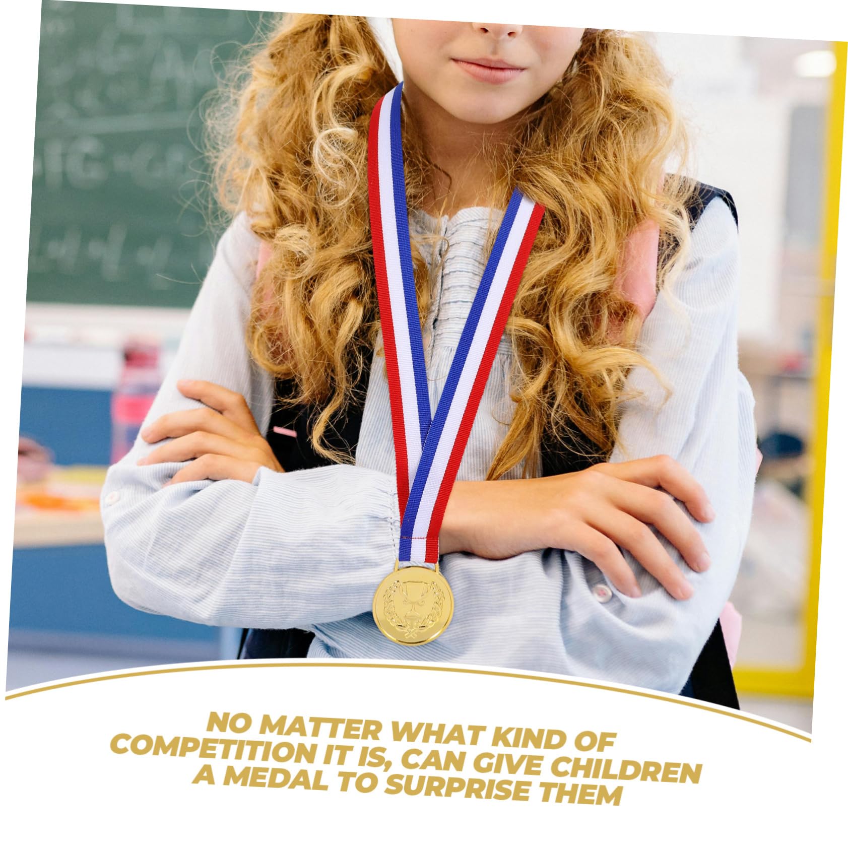 ifundom 24stücke Medaillen Für Sportwettkämpfe Kindergeburtstag Goldmedaillen Mit Band Auszeichnungen Für Besondere Leistungen Dekorative Medaillen Für Feiern Und Wettbewerbe