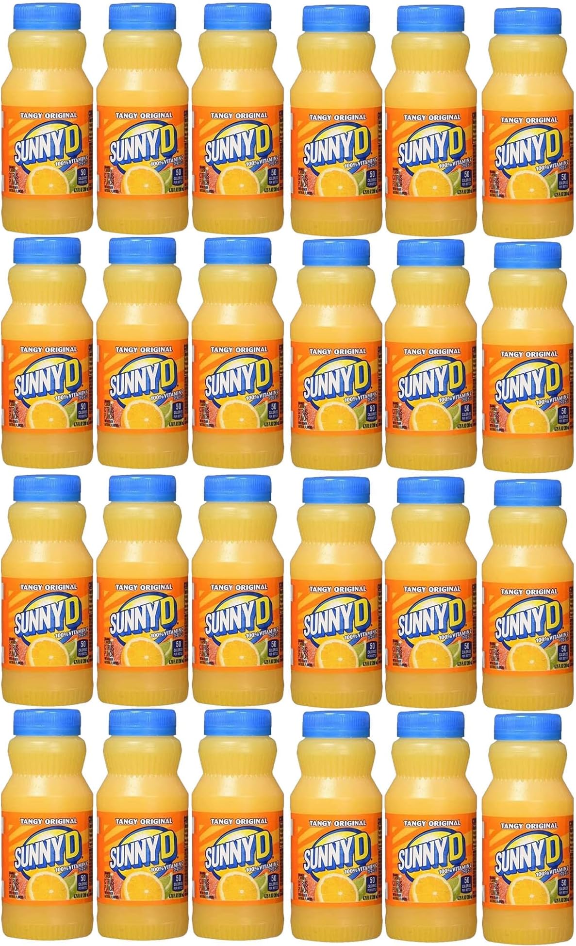 Sunny .D Tangy Original Orange Flavored Citrus Punch, 6.75 fl. oz., 24 pk.