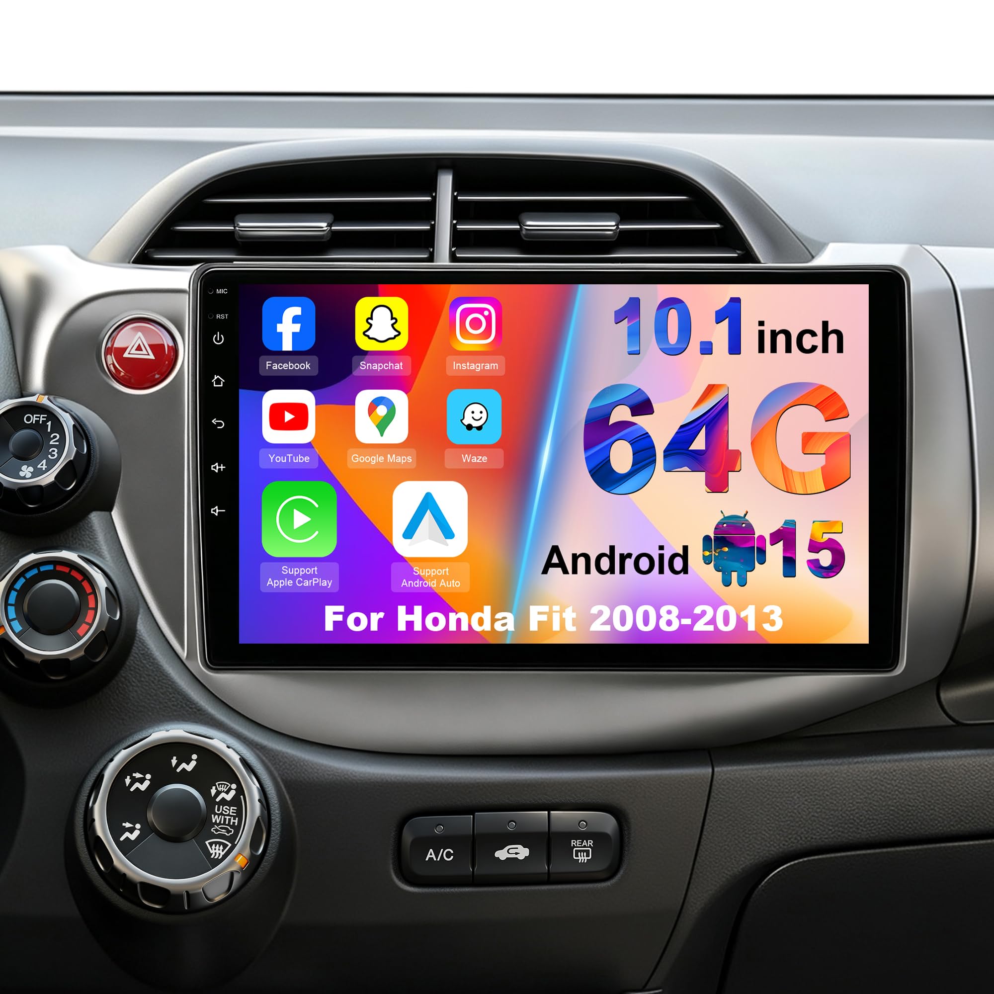 Car Radio Stereo for Honda Fit 2008-2013