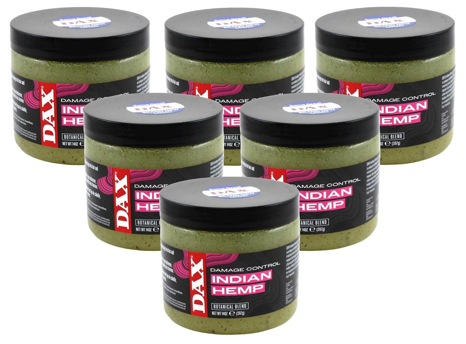 Dax Jamborandi Plus Indian Hemp Deep Conditioning Moisturizer 7.50 oz ( Pack of 6)