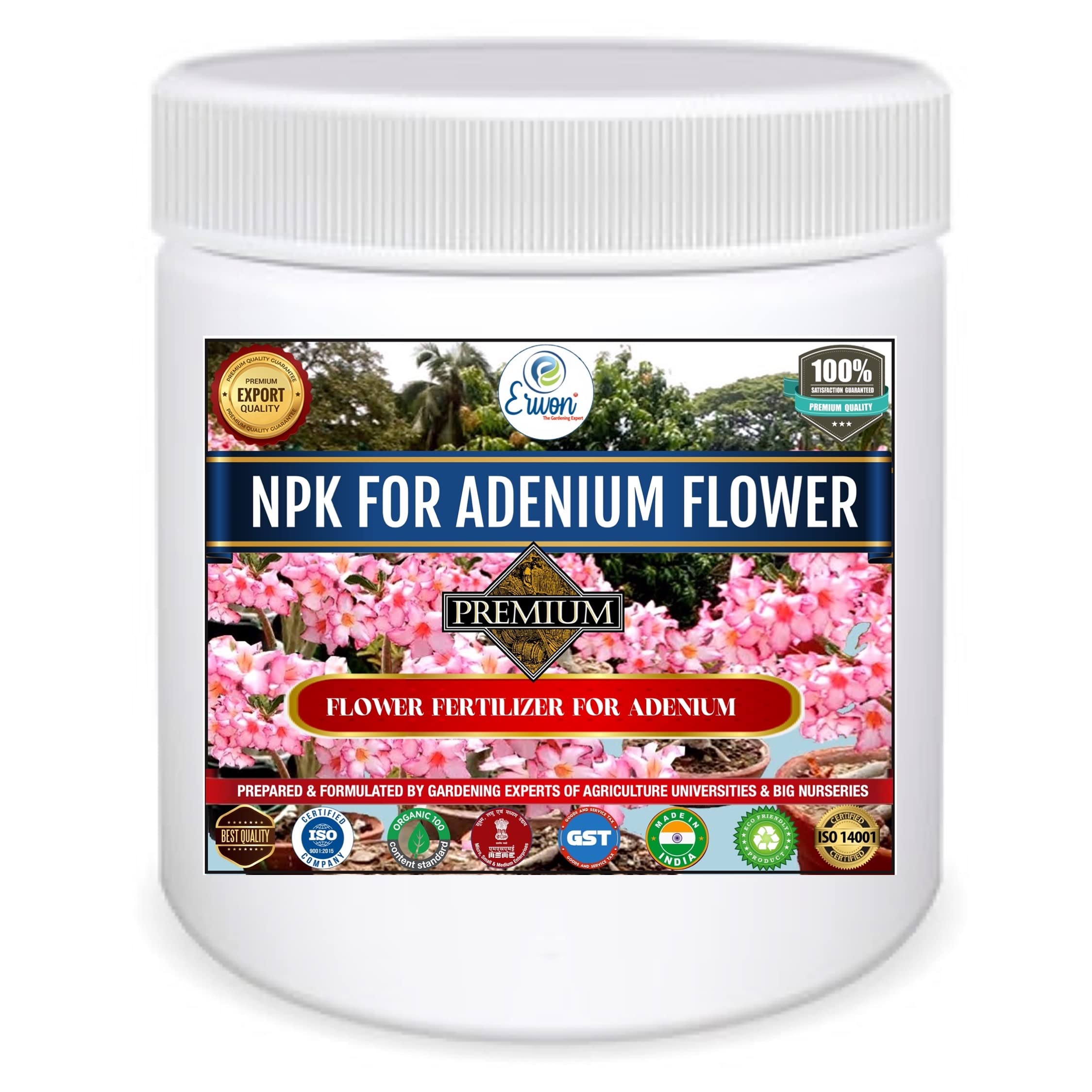 Erwon® Organic NPK Nitrogen, Potassium rich fertilizer for Adenium Flower (200 gm flower NPK) (B0B5P34DLT) Amazon Price History, Amazon Price Tracker