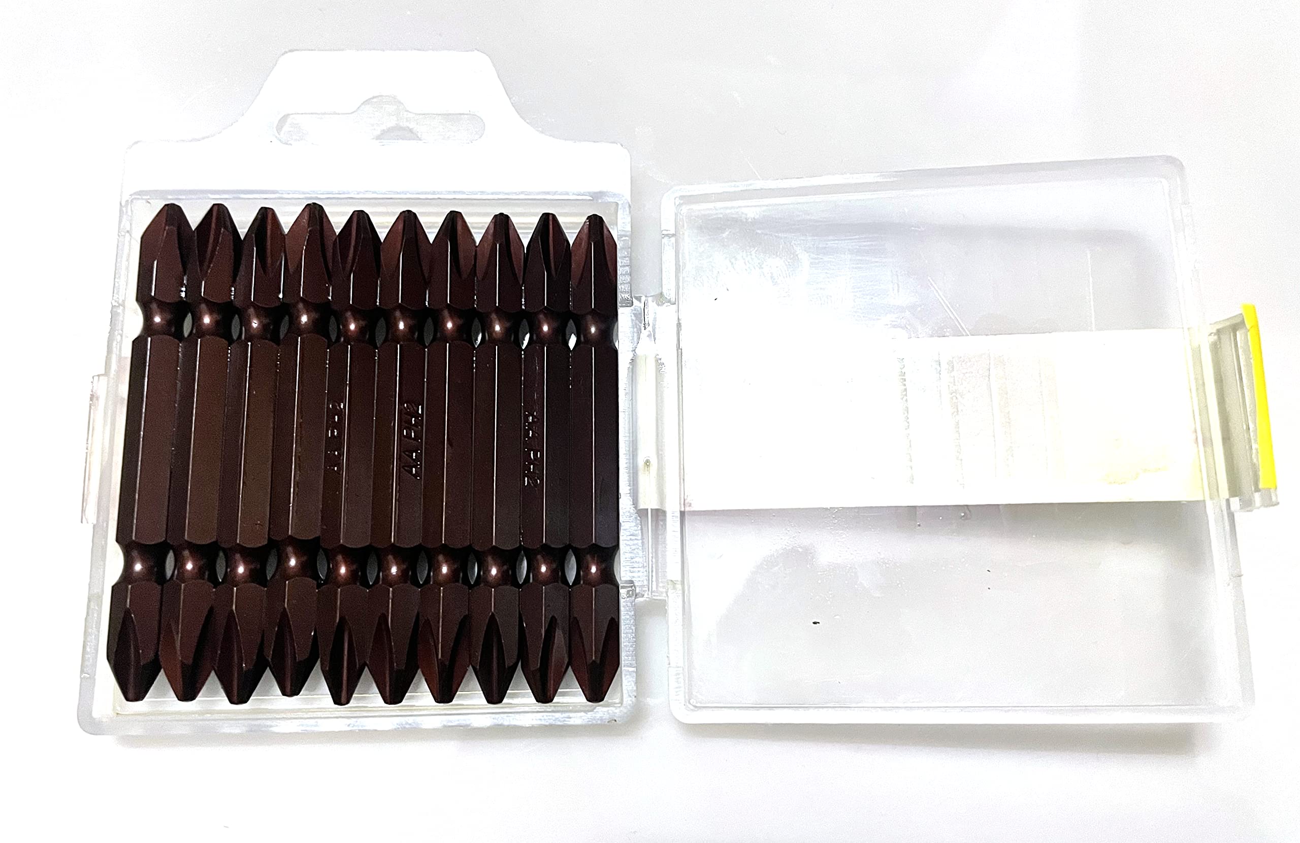 Amazon.co.jp: 10個 (赤) PH2/SL2 電動ハンドドリル 磁気ダブルクロス