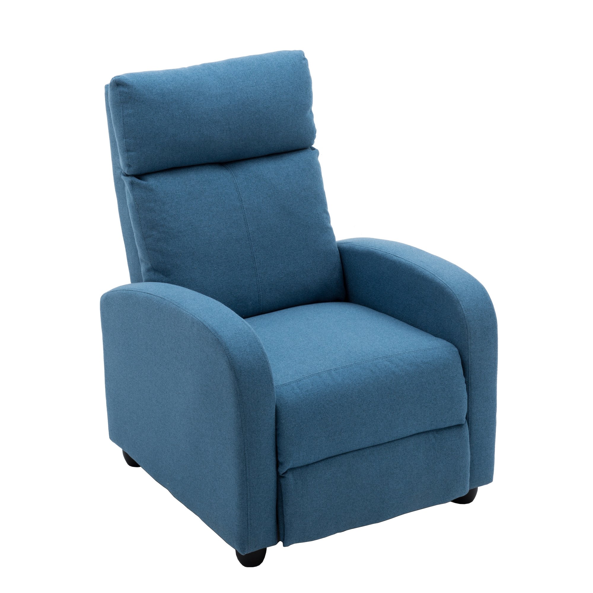 Buy NOBPEINT Recliner Chair Blue Lounger Fabric Living Room Recliner
