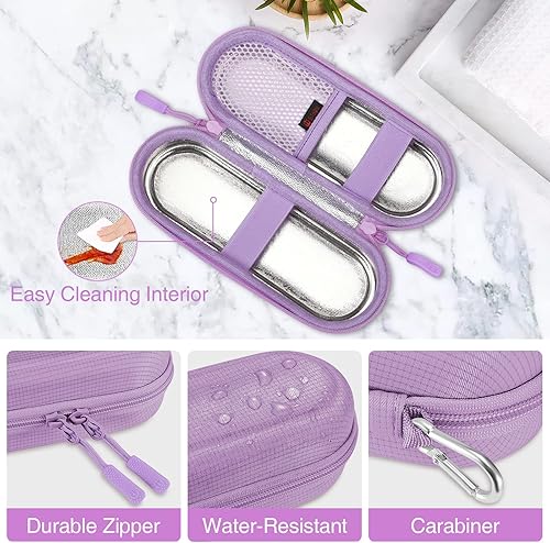 Miniatura 4 de SITHON Funda de viaje rígida para Oral-BOral-B Pro SmartseriesPhilips Sonicare cepillo de dientes eléctrico protector limpio, funda protectora a