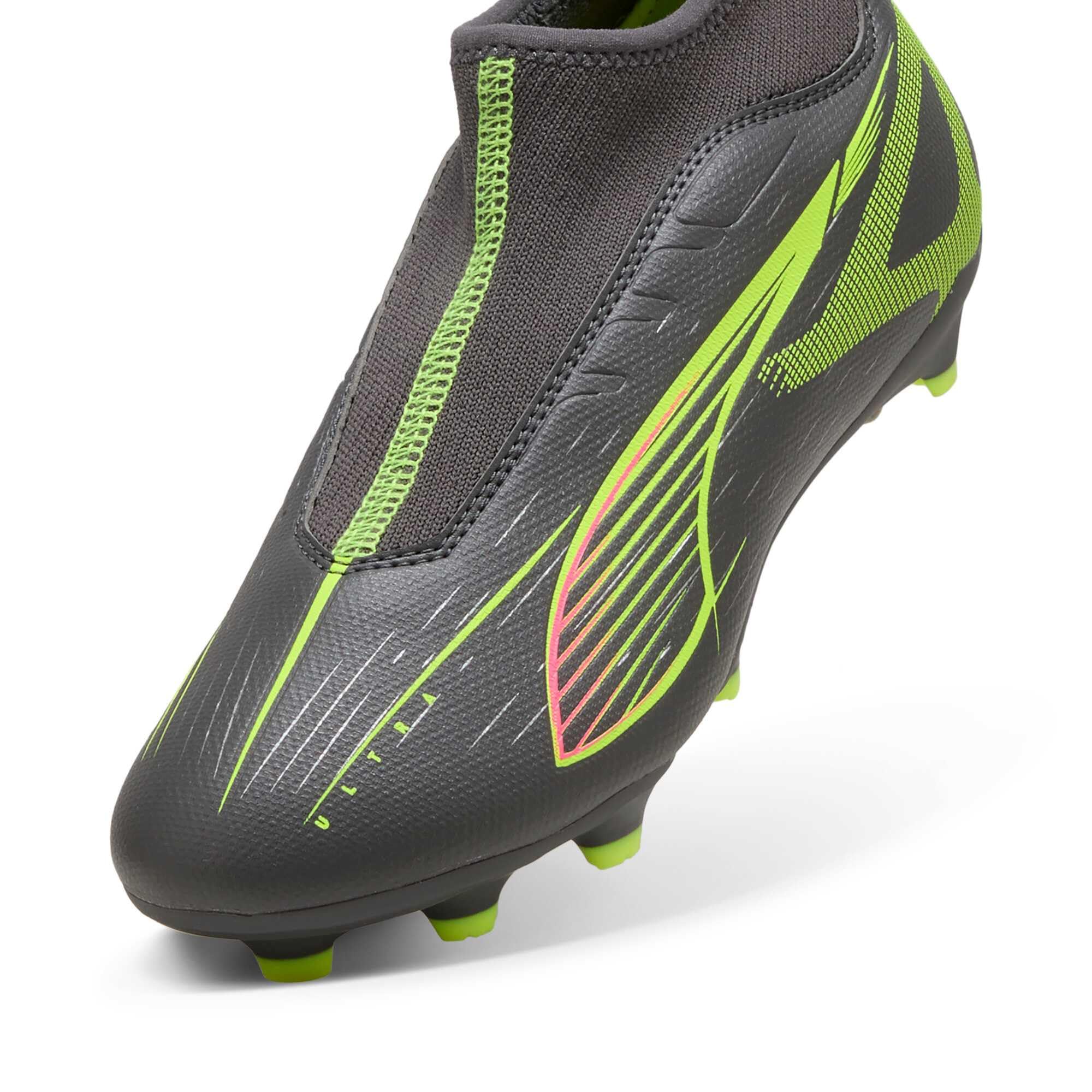 Puma Kids Cloud Ultra 5+ Match - Botas de fútbol para terreno firme