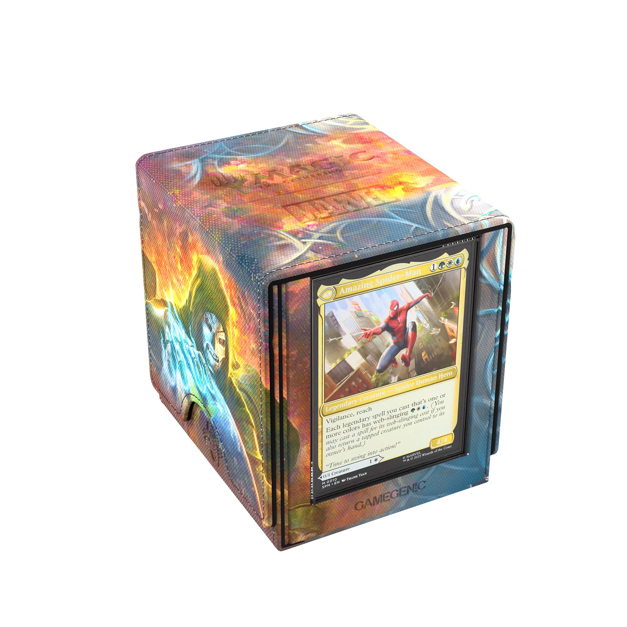 Gamegenic | Magic: The Gathering | Marvel Super Heroes Sidekick PRO 100+ XL - Doom Reigns Supreme | Trading Card Game Accessory | Ages 13+