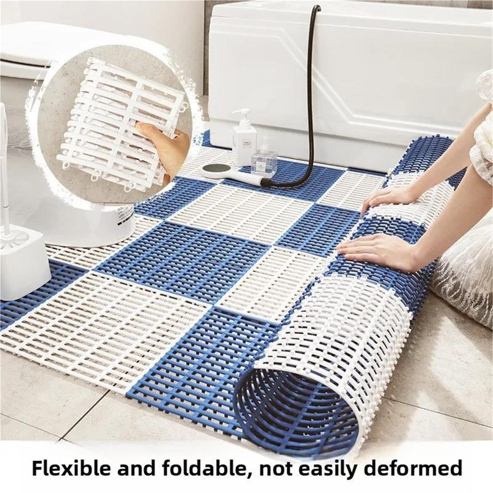Alfombrilla Drenaje Entrelazada Alfombra de baño entrelazada