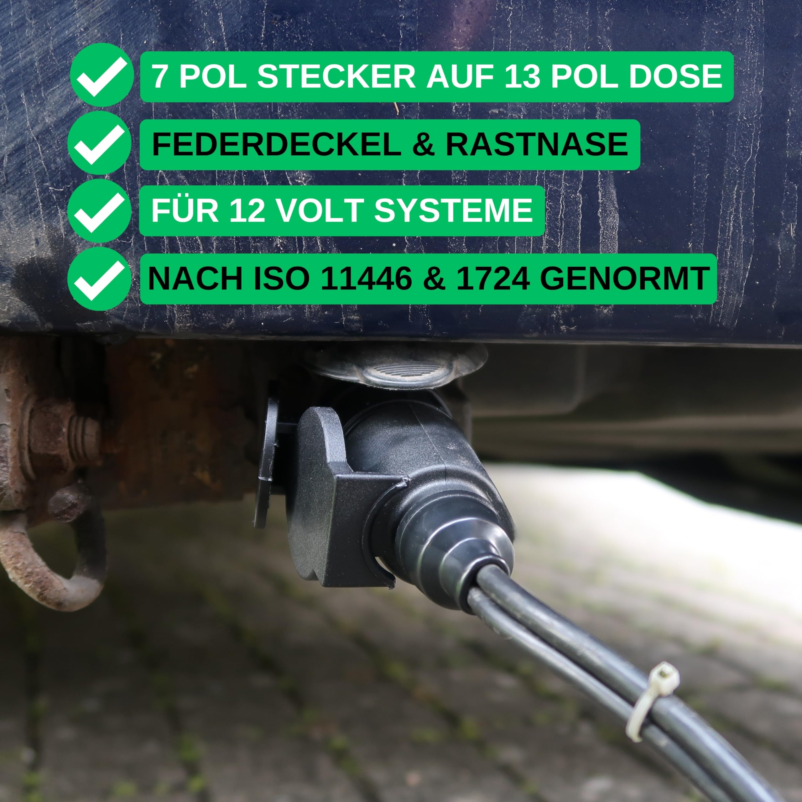 Presa Corrente Per Rimirchio Femmina 7 Pin