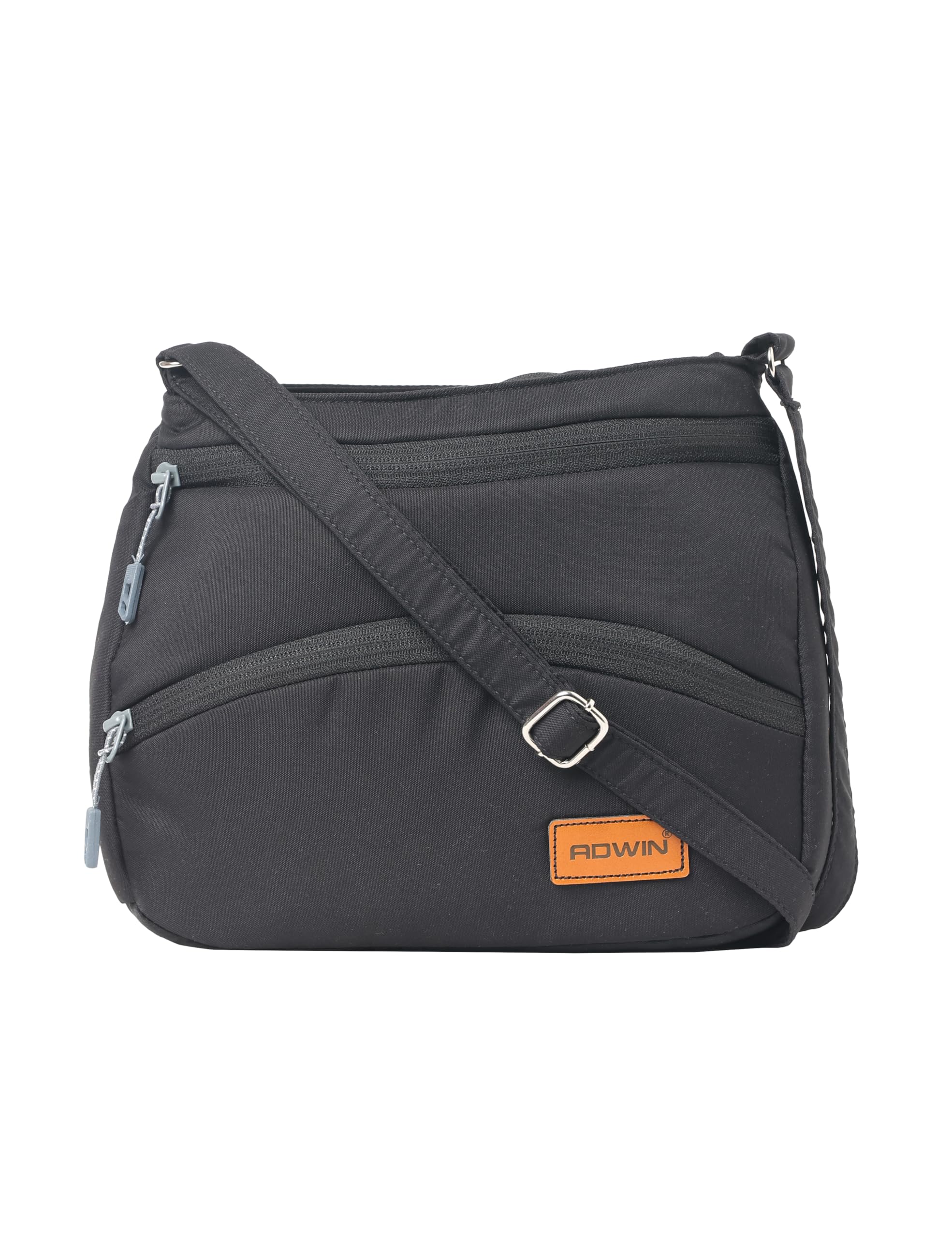 ADWIN Sling Bag For Women/Girls | Made With Durable Material | Zip Closure (007 Black) (B0CTR41FB9) Amazon Price History, Amazon Price Tracker