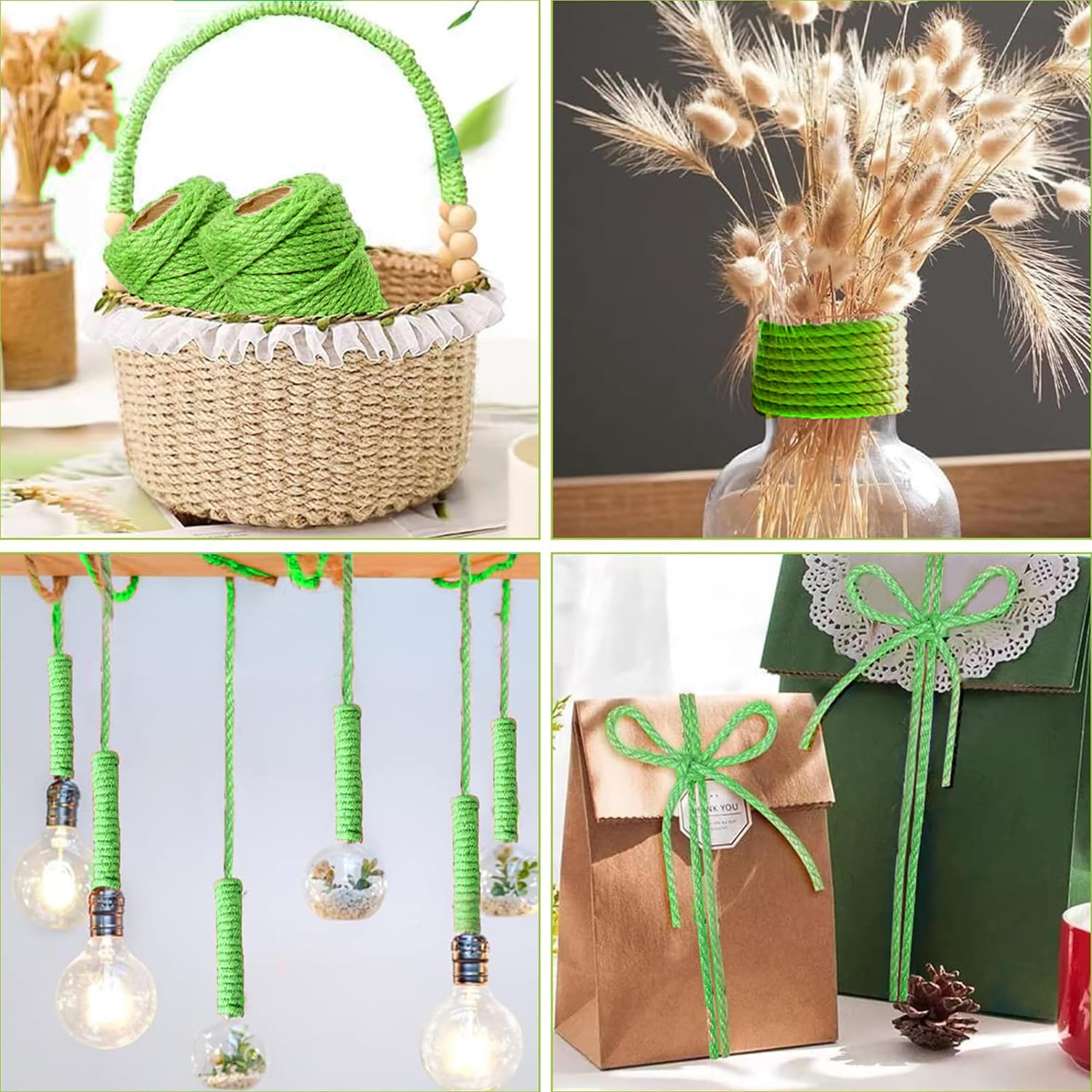 6mm*30m Cordel Rascador para Gatos,Cuerda de sisal para Gatos,Natural Rollo de Cordel,Cuerda de Yute Gruesa para Decoración de Jardín y para El árbol Rascador de Gato