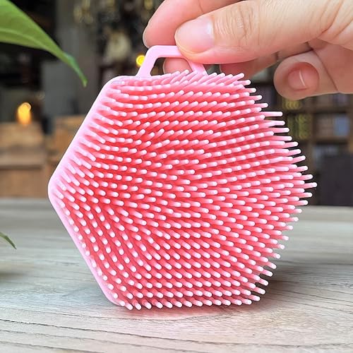 Miniatura 3 de Cepillo sensorial prémium para niños o autismo, limpiador corporal de silicona suave, cepillos sensoriales 2 en 1 para terapia ocupacional, esponja