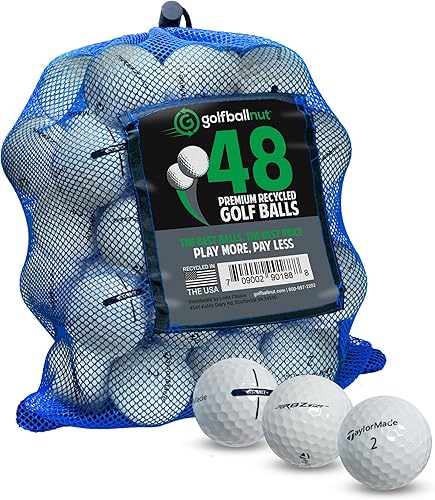 Miniatura 2 de Usado y reciclado para Taylormade Mix Near Mint 4A (blanco y amarillo) (24 y 48) pelotas de golf bolsa de malla incluida